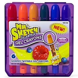 6 Scented Crayons
