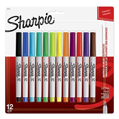 12 Permanent Markers