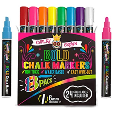 8 Bold Chalk Markers